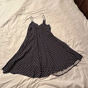 GAP Navy and White Polka Dot Dress